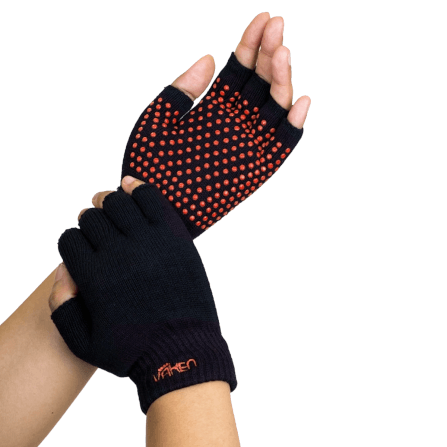  ถุงมือกันลื่น Vaken รุ่น Grip Gloves สีส้ม_2